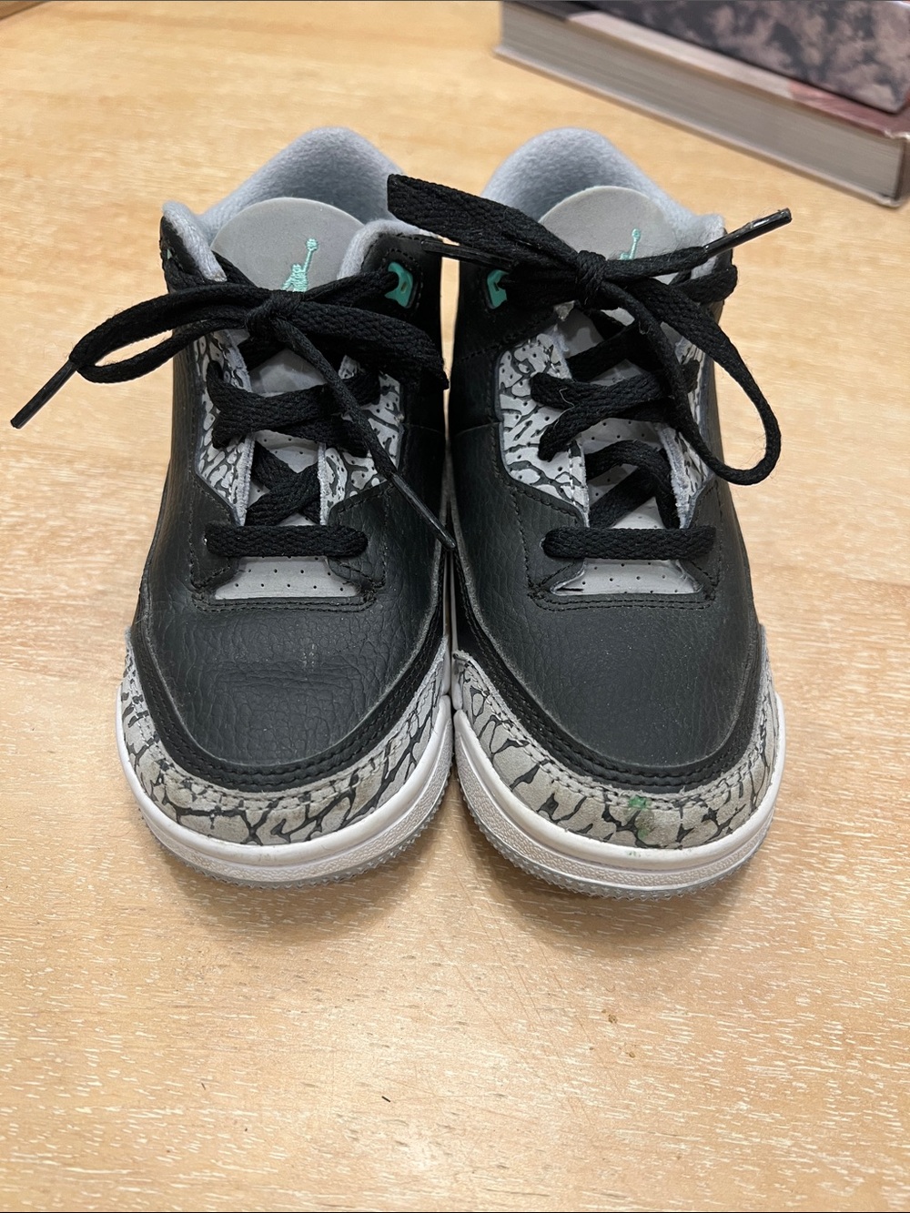 Nike Kids Black and Gray Elephant Print Sneakers